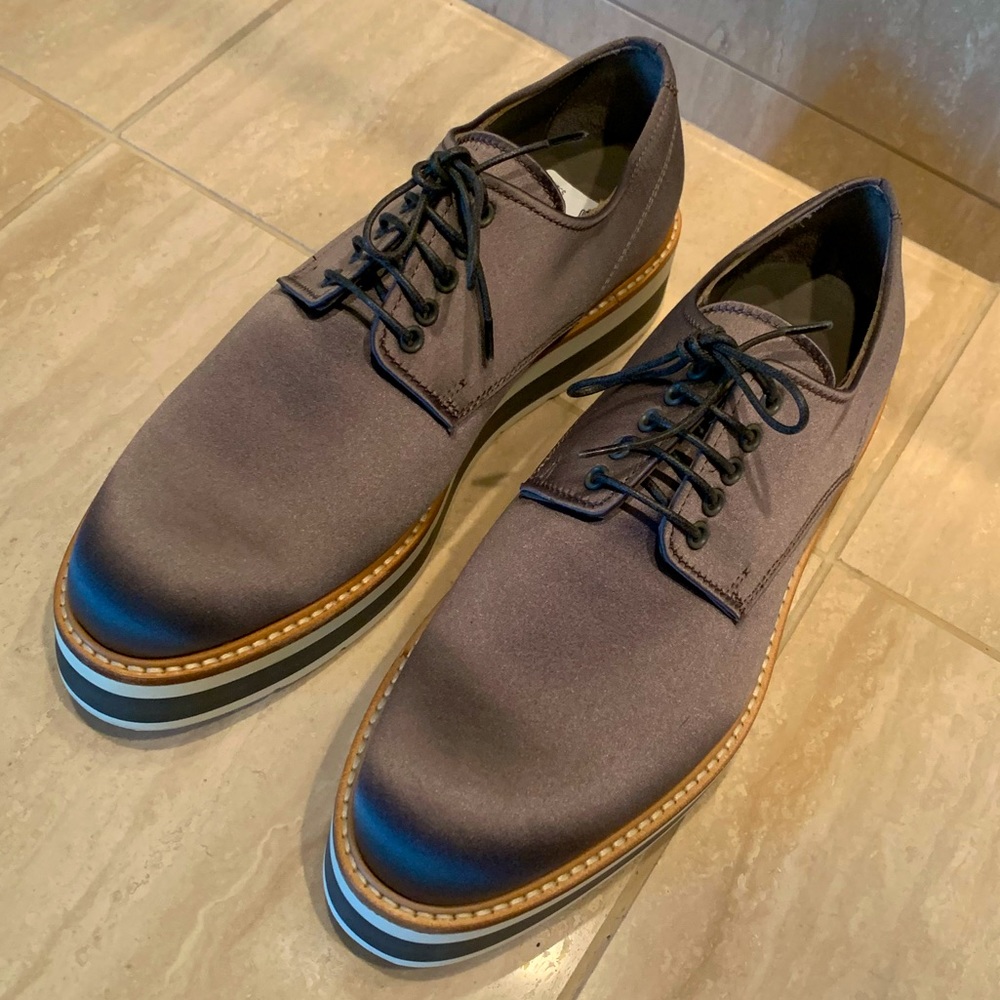 Vince “Drystan” platform loafers, Slate, GIFTABLE